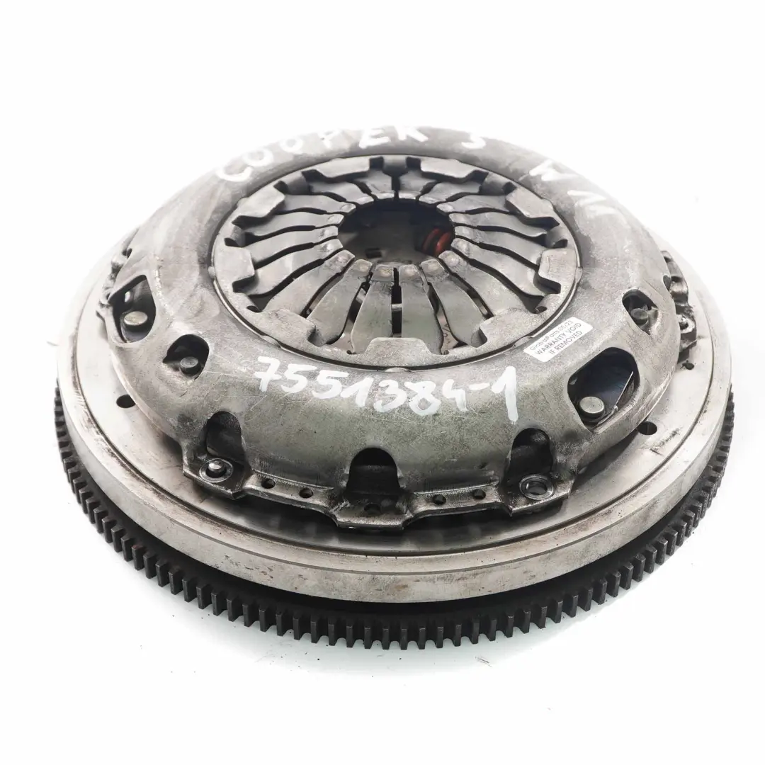 Mass Flywheel Clutch Kit to Mini Cooper S R53 Petrol W11 Dual Twin with Part number 7551384 Mini Cooper S R53 Petrol W11 Dual Twin Mass Flywheel Clutch Kit - SKU 7551384-1 - Part number 7551384