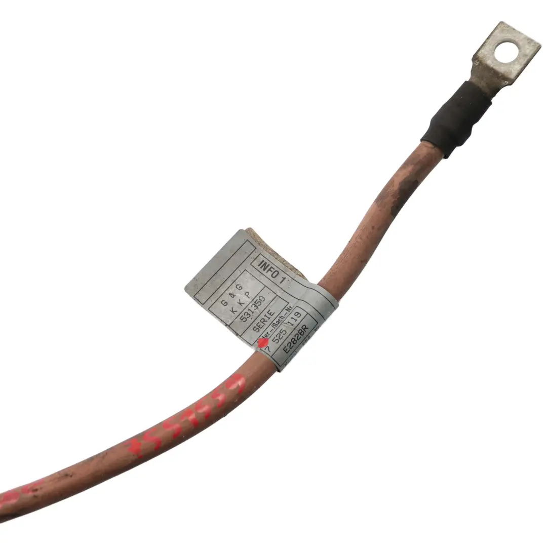 BMW E60 E61 E63 E64 LCI Cavo di Massa Batteria Messa Terra Generatore 7525119 - SKU 7551559 - Numero di parte 7551559