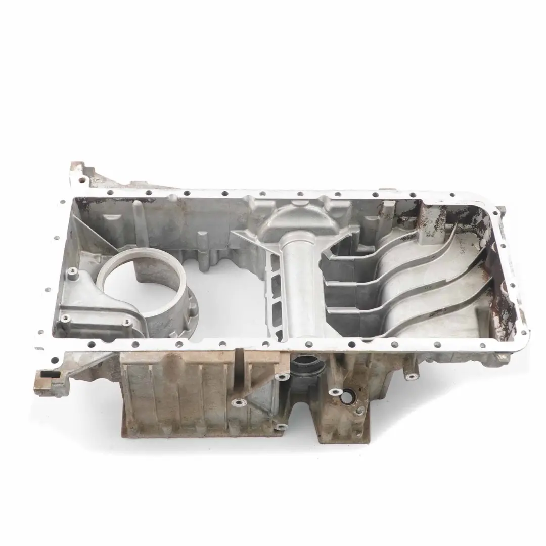 4.8i N62N Petrol Engine Oil Sump Pan Upper Part to BMW X5 E70 with Part number 7551627 BMW X5 E70 4.8i N62N Petrol Engine Oil Sump Pan Upper Part - SKU 7551627 - Part number 7551627
