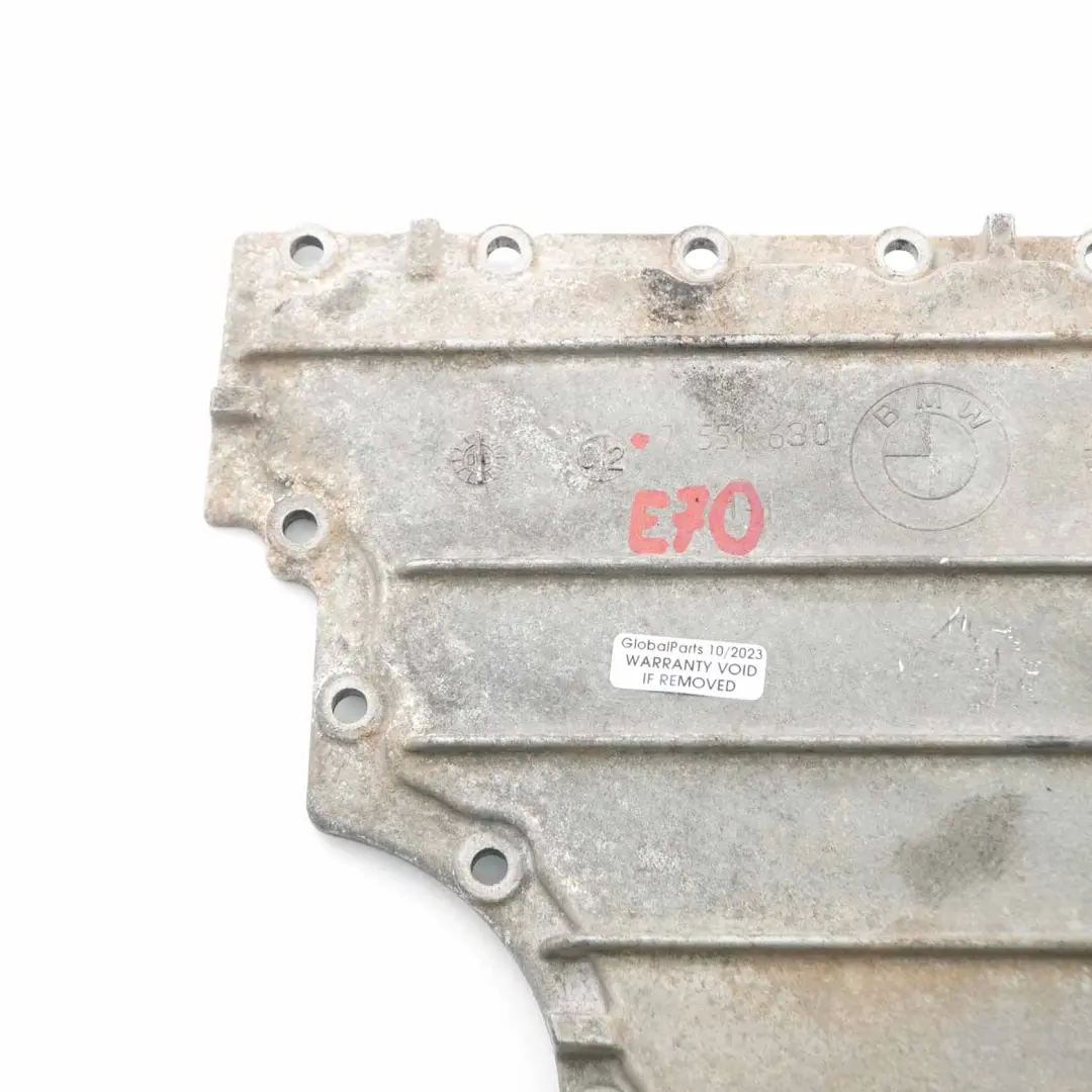 4.8i N62N Petrol Engine Oil Sump Pan Lower Part BMW X5 E70 - SKU 7551630 - Part number 7551630