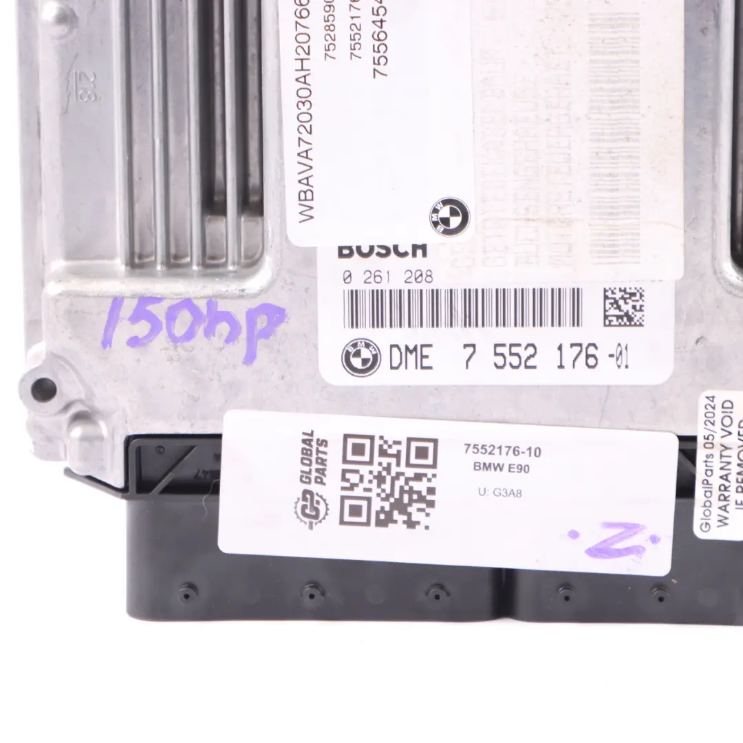 BMW E87 E90 120i 320i N46 150HP ECU Kit DME CAS2 + Key Manual - SKU 7552176-10 - Part number 7552176