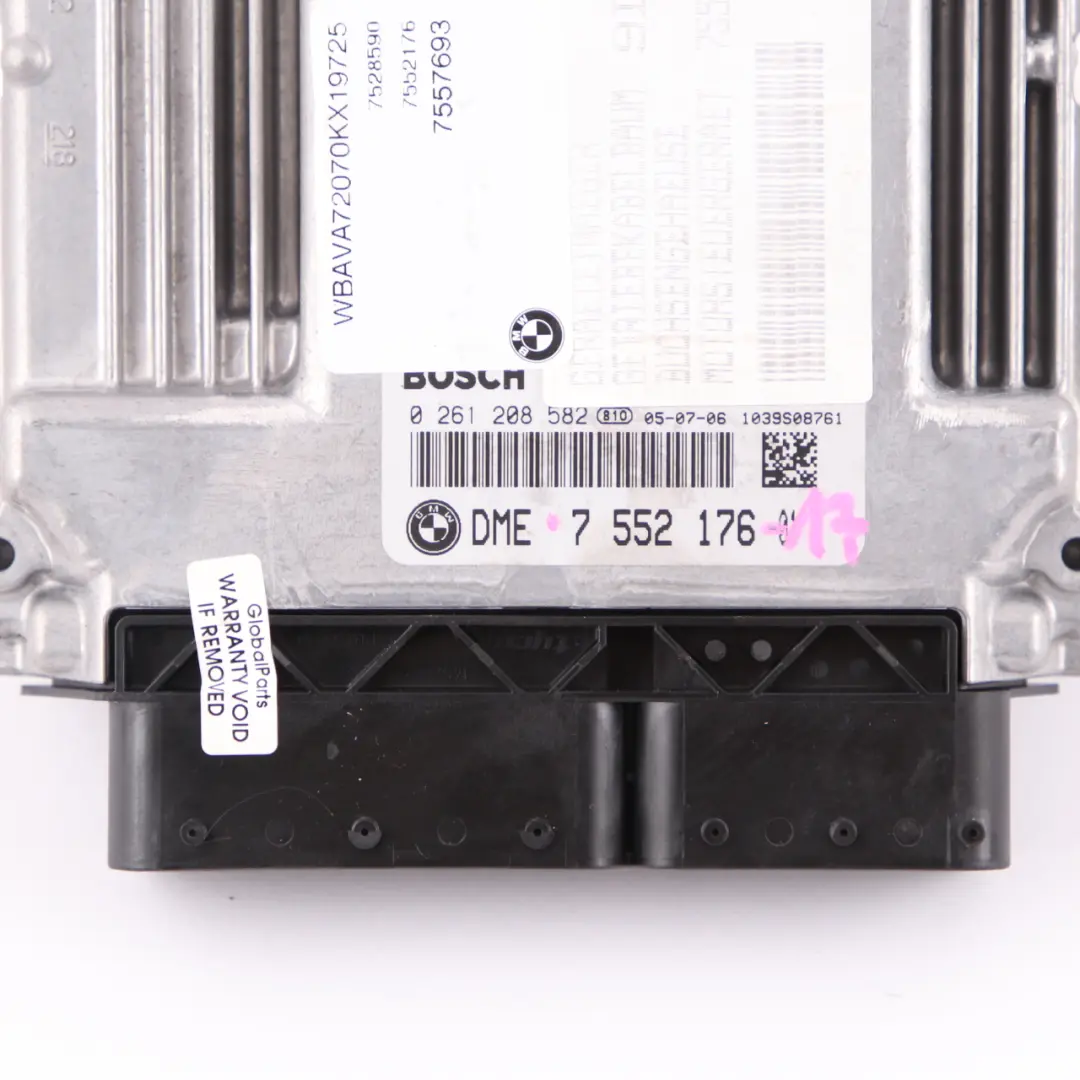 BMW E87 E90 120i 320i N46 ECU Engine Control Kit DME CAS2 Key Automatic - SKU 7552176-17 - Part number 7552176