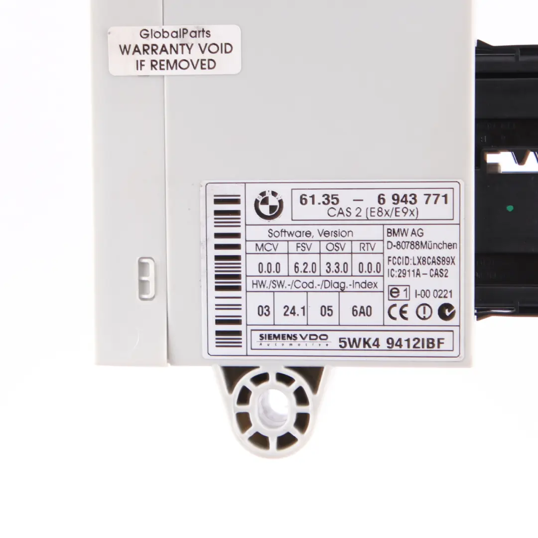 BMW E87 E90 120i 320i N46 ECU Engine Control Kit DME CAS2 Key Automatic - SKU 7552176-17 - Part number 7552176