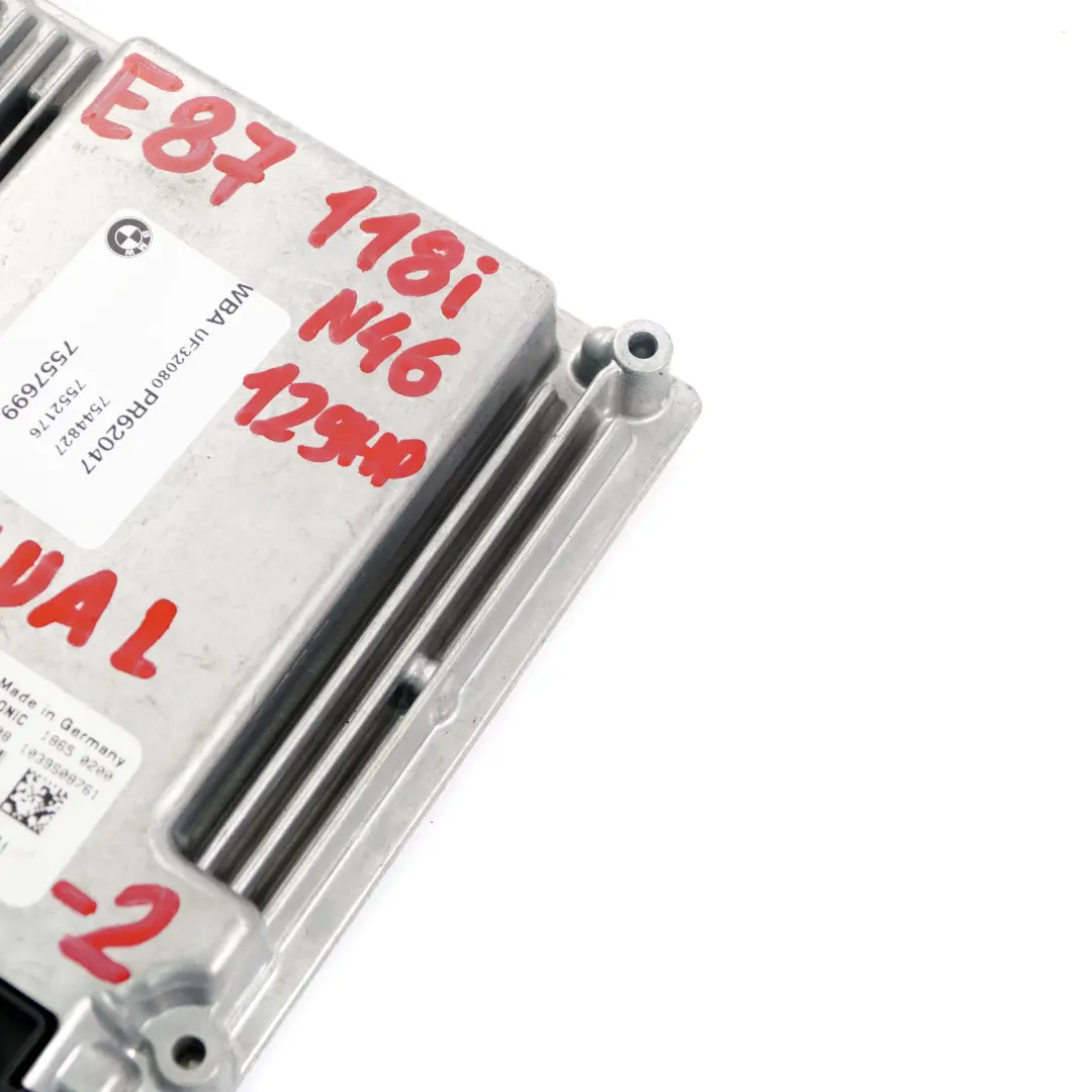 N46 Komputer silnika DME do BMW E87 E90 118i o numerze 7552176 BMW E87 E90 118i N46 Komputer silnika DME - SKU 7552176-2 - Numer Części 7552176