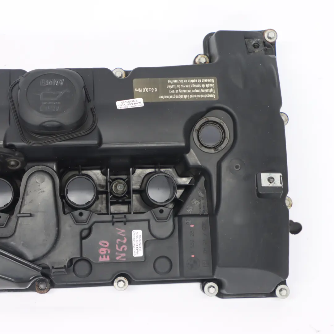 N52N Pokrywa Zaworów do BMW E60 LCI E90 F10 325i 330i 525i 530i o numerze 7552281 BMW E60 LCI E90 F10 325i 330i 525i 530i N52N Pokrywa Zaworów - SKU 7552281 - Numer Części 7552281