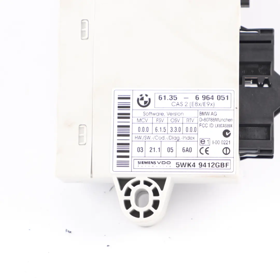 BMW 3 5 Series E60 E90 E91 N52 325i 525i ECU Kit DME CAS2 Key Manual - SKU 7552393-1 - Part number 7552393