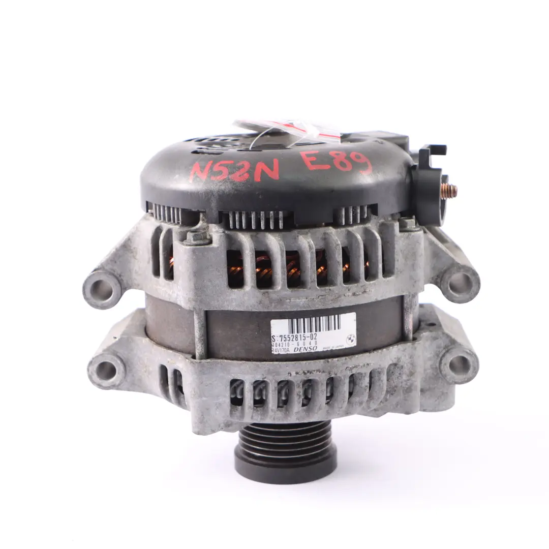  Alternatore BMW Z4 E89 23i 30i N52N Alternatore Denso 170A 14V - SKU 7552815-1 - Numero di parte 7552815