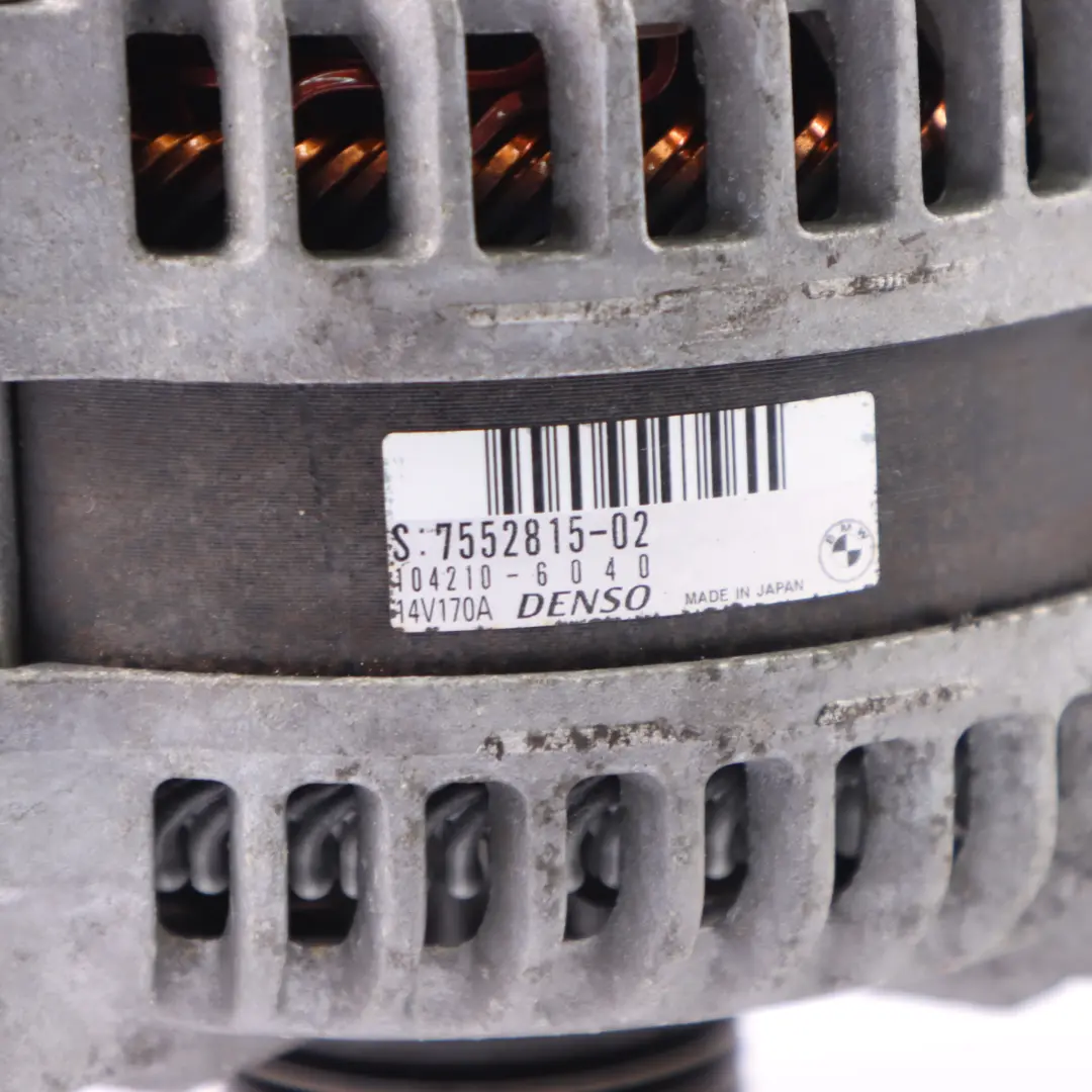  Alternatore BMW Z4 E89 23i 30i N52N Alternatore Denso 170A 14V - SKU 7552815-1 - Numero di parte 7552815