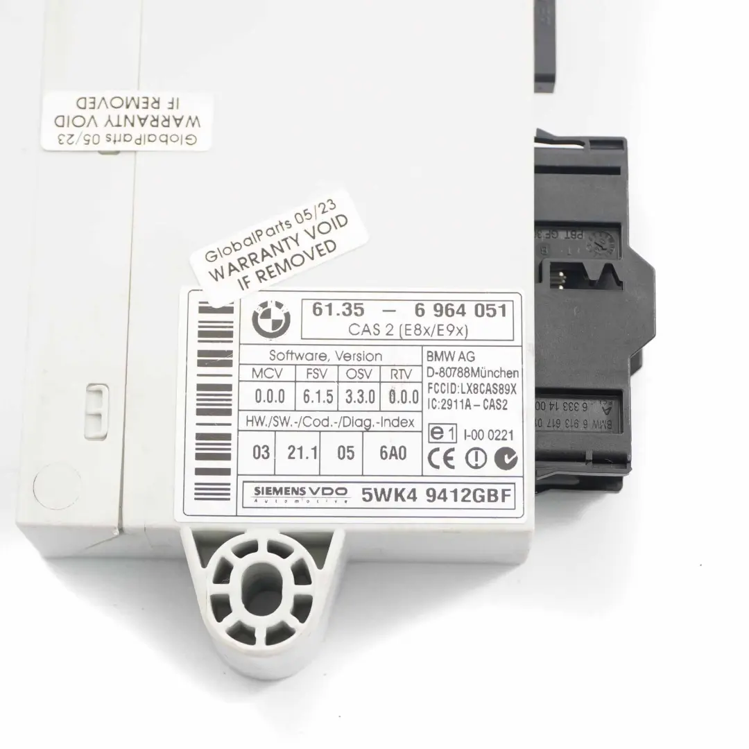 BMW E60 E90 330i 530i N52 258HP ECU Kit DME CAS2 Llave automática - SKU 7553166-2 - Número de pieza 7553166