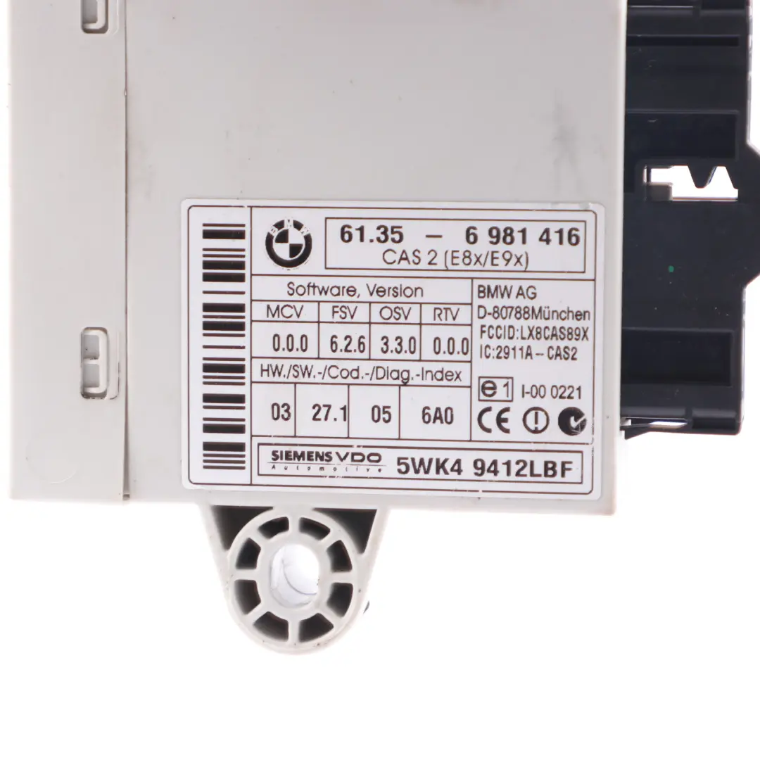 BMW E60 E90 E91 N52 325i 525i Engine ECU Kit DME CAS2 Key Automatic - SKU 7553166-4 - Part number 7553166