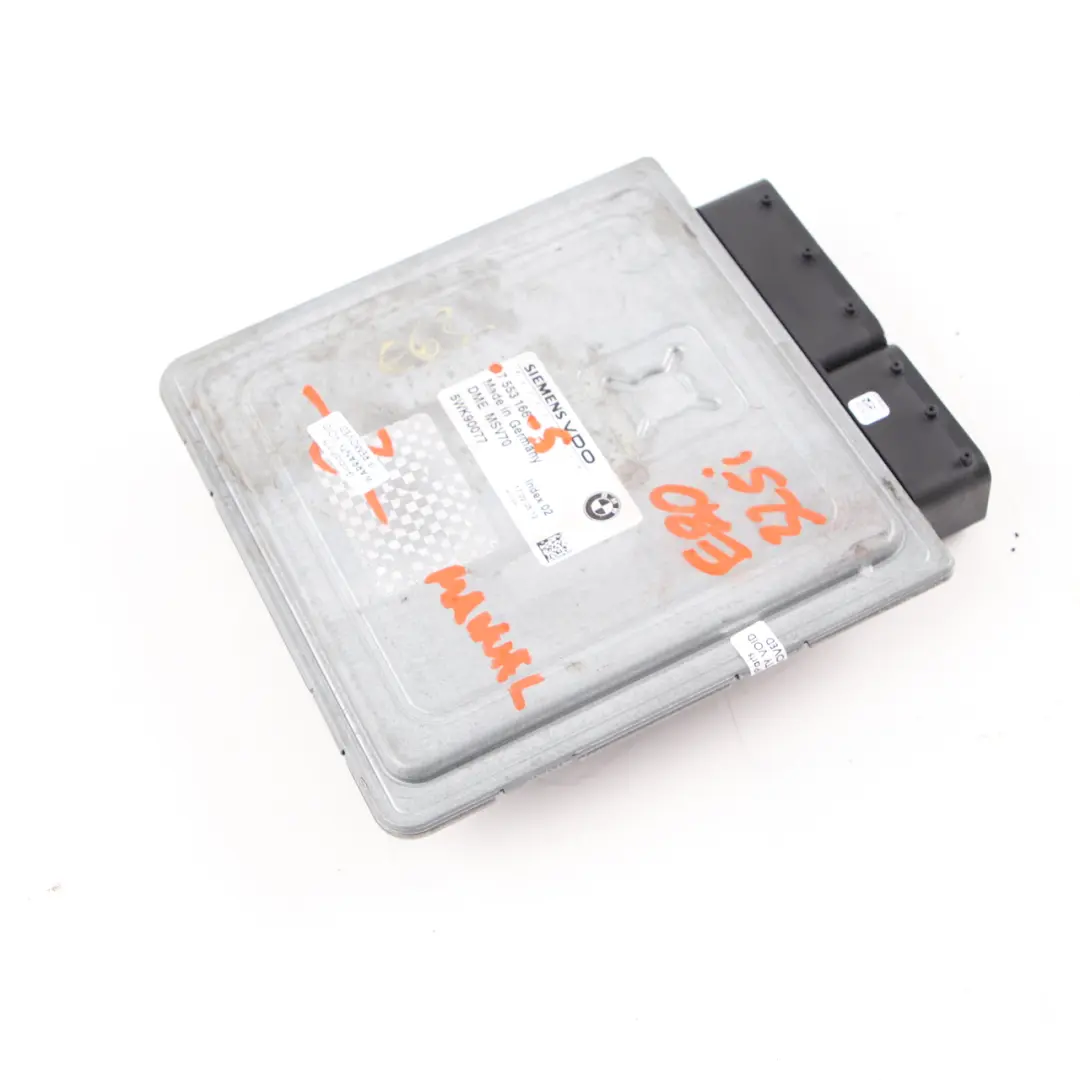 BMW E60 E90 E91 N52 325i 525i 218HP Engine Control Unit ECU DME Manual - SKU 7553166-5 - Part number 7553166