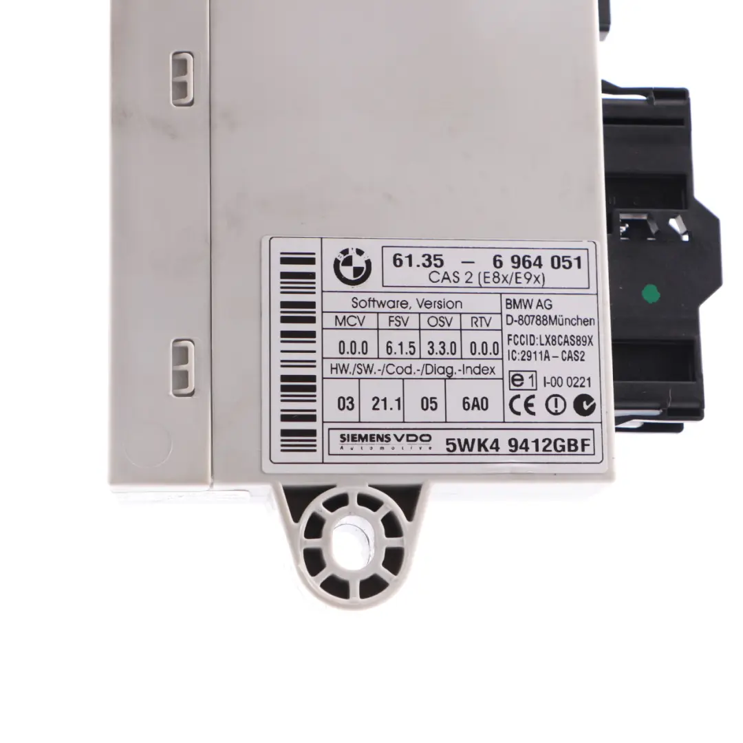 BMW E60 E90 E91 N52 325i 525i Engine ECU Kit DME CAS2 Key Automatic - SKU 7553166-6 - Part number 7553166