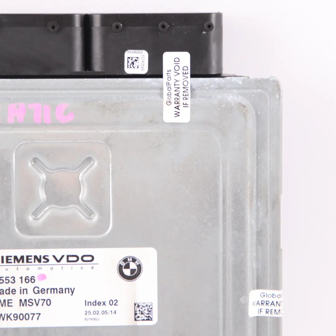 BMW E60 E63 E90 N52 330i 530i 630i Motorsteuergerät ECU DME Automatik - SKU 7553166 - Teilenummer 7553166
