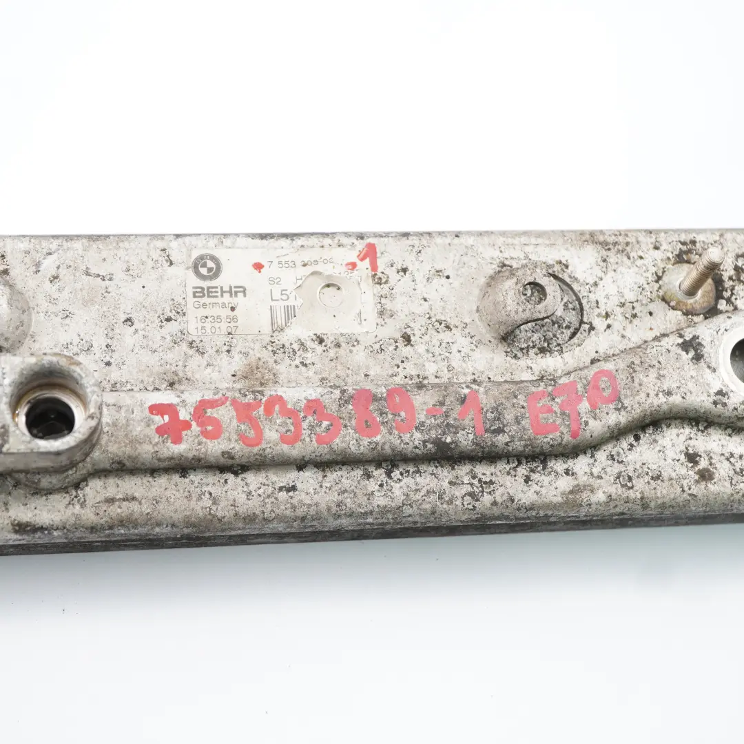 Radiatore Scambiatore Calore Radiatore Olio Cambio per BMW X5 X6 E70 E71 con numero di parte 7553389 BMW X5 X6 E70 E71 Radiatore Scambiatore Calore Radiatore Olio Cambio - SKU 7553389-1 - Numero di parte 7553389