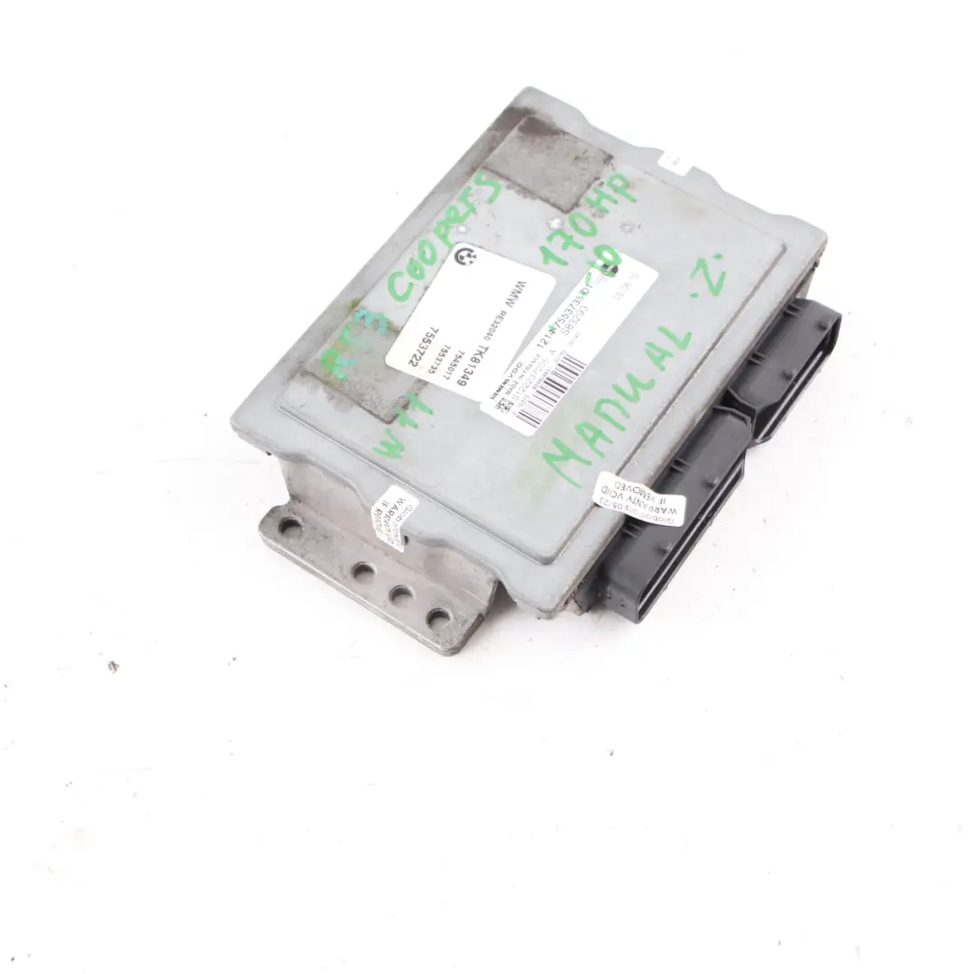 Motorsteuergerät Modul ECU DME Handbuch für MINI S R52 R53 W11 mit Teilenummer 7553735 MINI S R52 R53 W11 Motorsteuergerät Modul ECU DME Handbuch - SKU 7553735-10 - Teilenummer 7553735