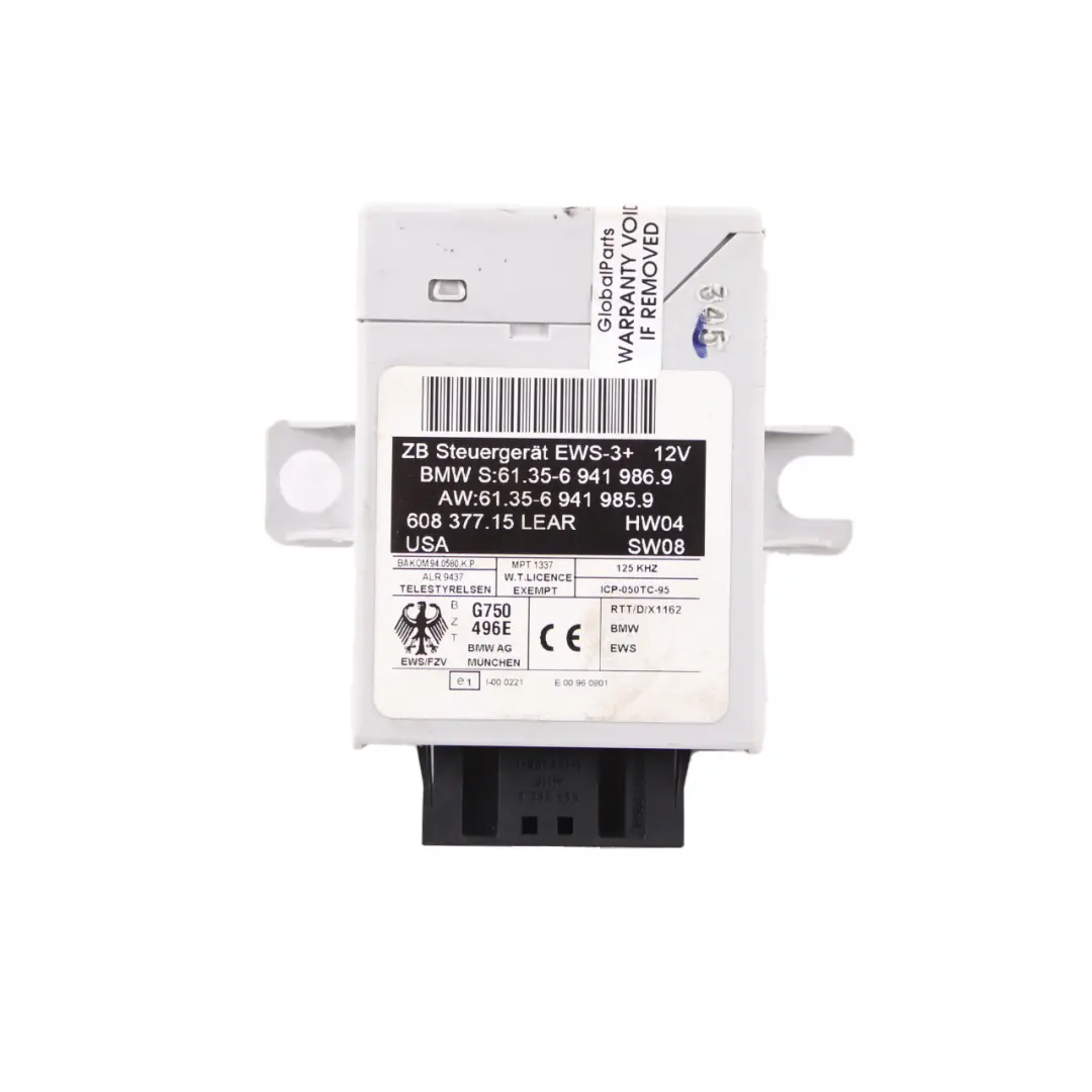 116HP Motor Steuergerät EWS Schlüssel für MINI Cooper R50 W10 mit Teilenummer 7553735 MINI Cooper R50 W10 116HP Motor Steuergerät EWS Schlüssel - SKU 7553735-7 - Teilenummer 7553735