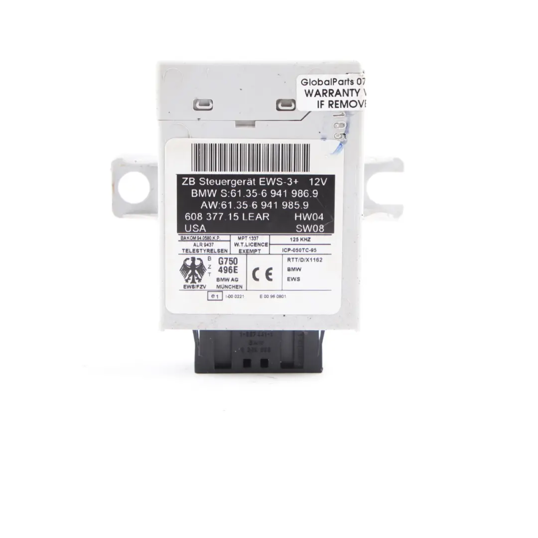 116HP W10 Engine ECU Kit DME + Key + EWS Manual to MINI Cooper R50 R52 1.6i with Part number 7553735 MINI Cooper R50 R52 1.6i 116HP W10 Engine ECU Kit DME + Key + EWS Manual - SKU 7553735-9 - Part number 7553735