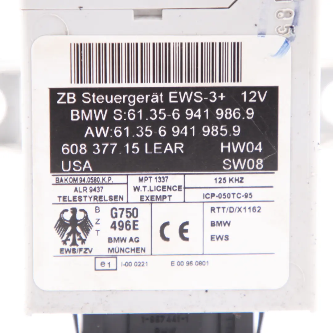 116HP W10 Engine ECU Kit DME + Key + EWS Manual to MINI Cooper R50 R52 1.6i with Part number 7553735 MINI Cooper R50 R52 1.6i 116HP W10 Engine ECU Kit DME + Key + EWS Manual - SKU 7553735-9 - Part number 7553735