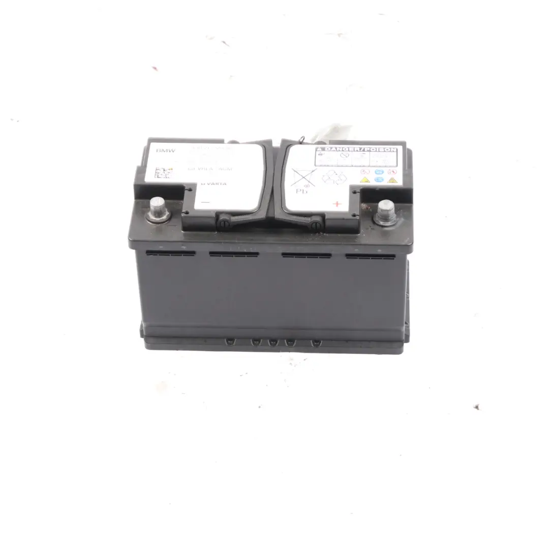 Varta VRLA / AGM 12V Accumulator Battery 80Ah 800A 7555718 to BMW with Part number 7555285 BMW Varta VRLA / AGM 12V Accumulator Battery 80Ah 800A 7555718 - SKU 7555285 - Part number 7555285