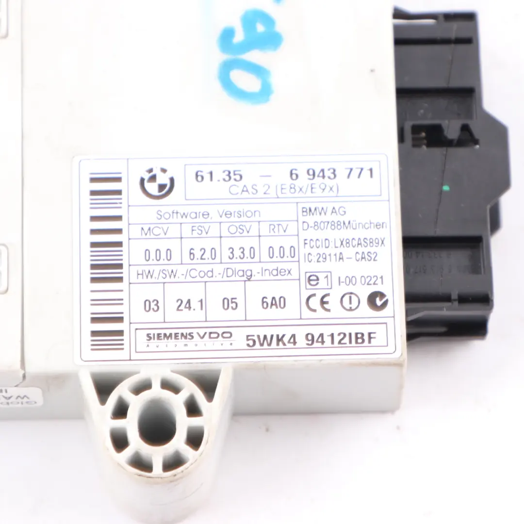 N52 ECU Kit DME CAS2 Key Manual to BMW E60 E61 E90 E91 330i 530i Petrol with Part number 7555361 BMW E60 E61 E90 E91 330i 530i Petrol N52 ECU Kit DME CAS2 Key Manual - SKU 7555361-2 - Part number 7555361