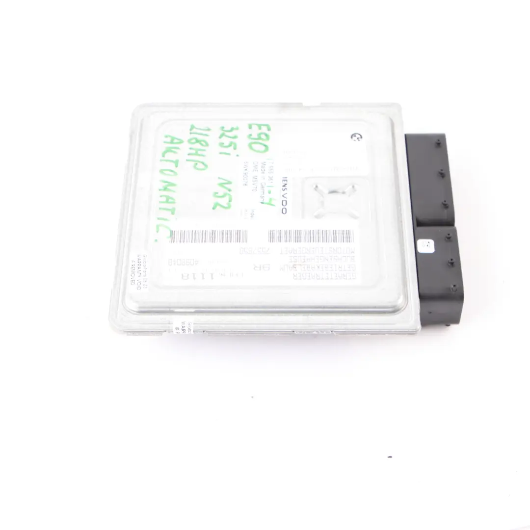 BMW E60 E90 E91 N52 325i 525i 218HP Engine Control Unit ECU DME Automatic - SKU 7555361-4 - Part number 7555361