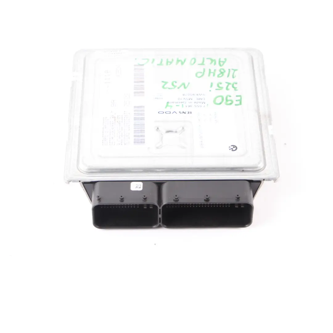 BMW E60 E90 E91 N52 325i 525i 218HP Engine Control Unit ECU DME Automatic - SKU 7555361-4 - Part number 7555361