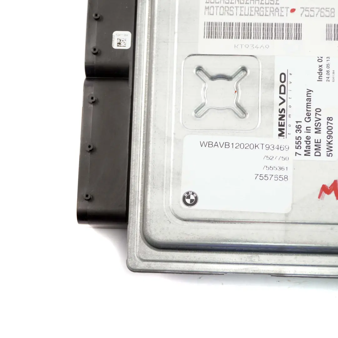 BMW E60 E90 E91 N52 325i 525i 218HP ECU DME Engine Control Unit Manual - SKU 7555361 - Part number 7555361