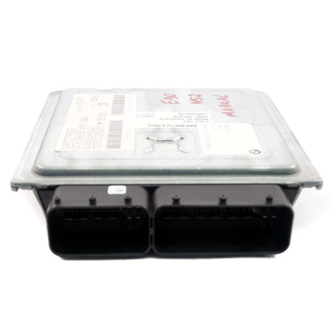 BMW E60 E90 E91 325i 525i N52 218PS Steuergerät ECU DME Schaltgetriebe - SKU 7555361 - Teilenummer 7555361