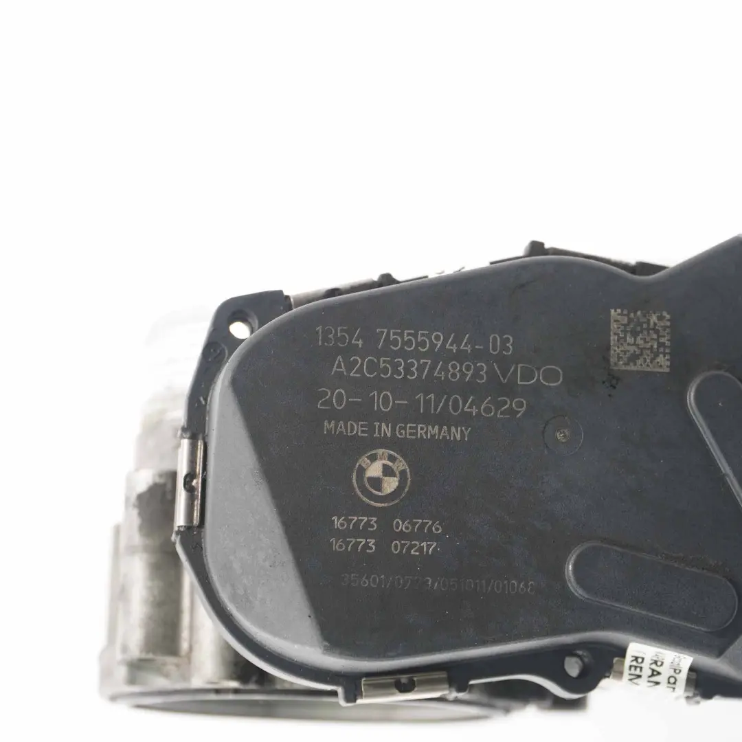 Corpo farfallato M5 Acceleratore Benzina 550i 750i per BMW F01 F10 con numero di parte 7555944 BMW F01 F10 Corpo farfallato M5 Acceleratore Benzina 550i 750i - SKU 7555944 - Numero di parte 7555944