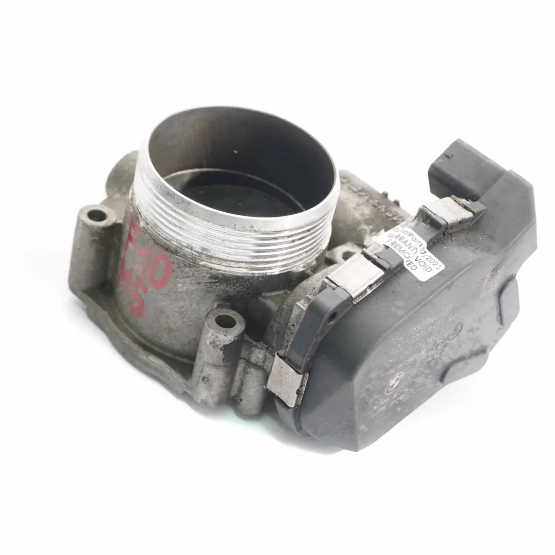 BMW F01 F10 Cuerpo de mariposa Unidad gasolina 550i 750i M5 - SKU 7555944 - Número de pieza 7555944