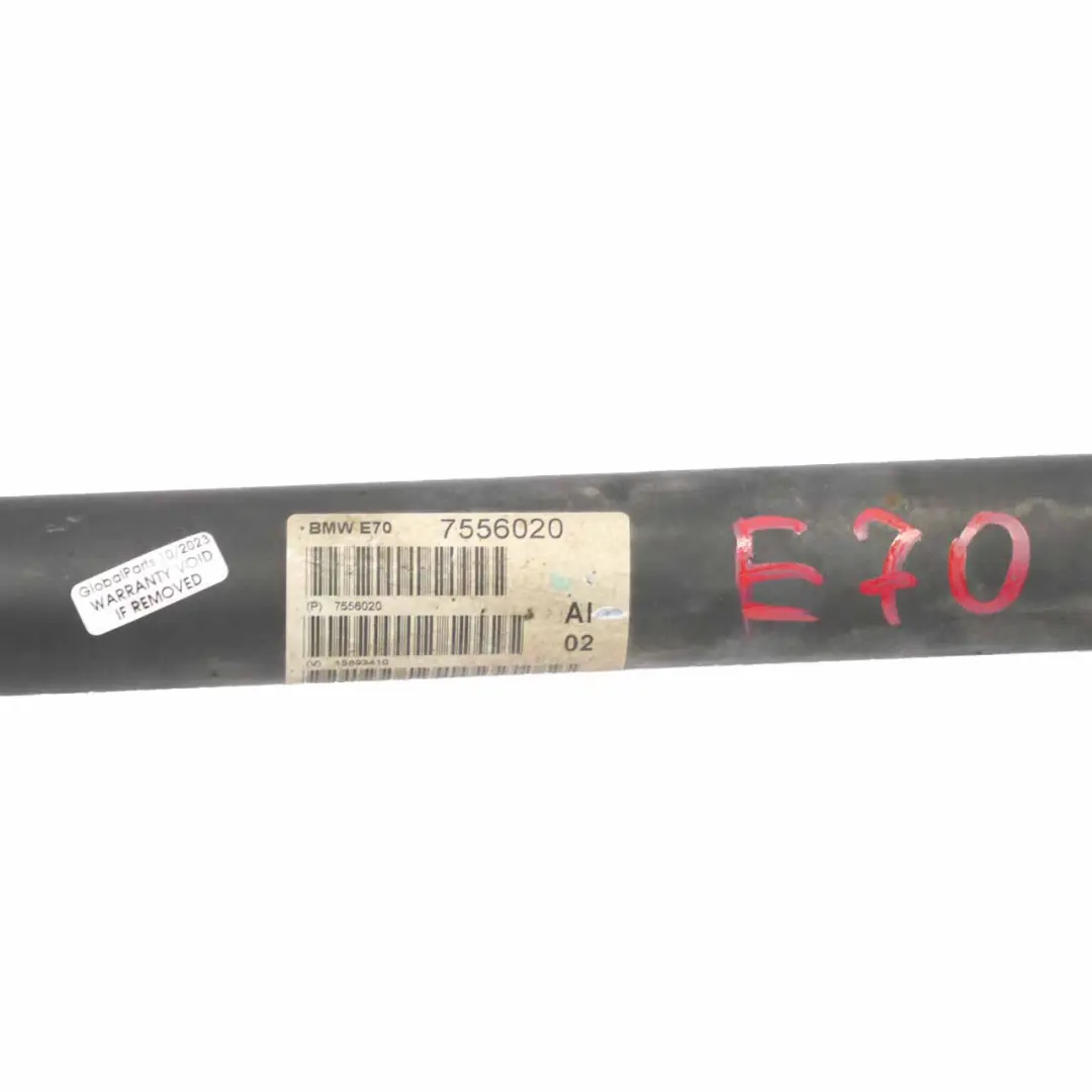 BMW X5 E70 X6 E71 N62N Front Propshaft Drive Shaft Assy xDrive Automatic - SKU 7556020 - Part number 7556020