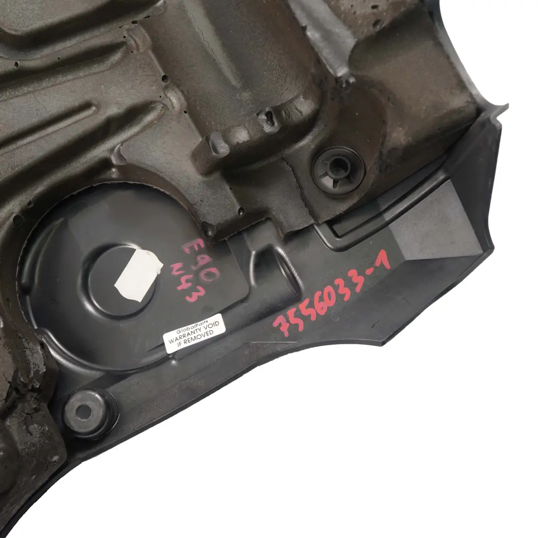 Acoustic Cover Cylinder Head Panel N43 Petrol to BMW E81 E87 E90 LCI Engine with Part number 7556033 BMW E81 E87 E90 LCI Engine Acoustic Cover Cylinder Head Panel N43 Petrol - SKU 7556033-1 - Part number 7556033