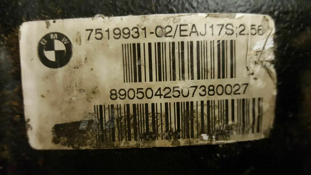 BMW E87 E90 320d 120d M47N2 Hinterachsgetriebe Differenzial Diff 2,56 GARANTIE - SKU 7556678 - Teilenummer 7556678