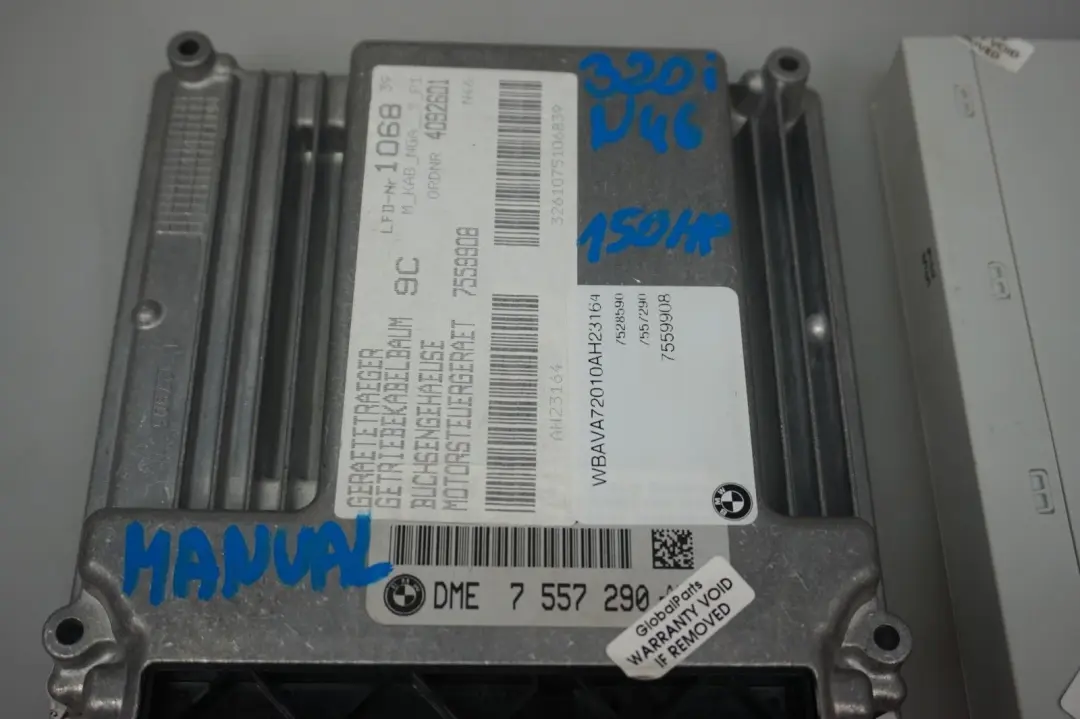 N46 ECU KIT DME CAS 2 key Manual to BMW 1 3 Series E87 E90 E91 120i 320i with Part number 7557290 BMW 1 3 Series E87 E90 E91 120i 320i N46 ECU KIT DME CAS 2 key Manual - SKU 7557290 - Part number 7557290