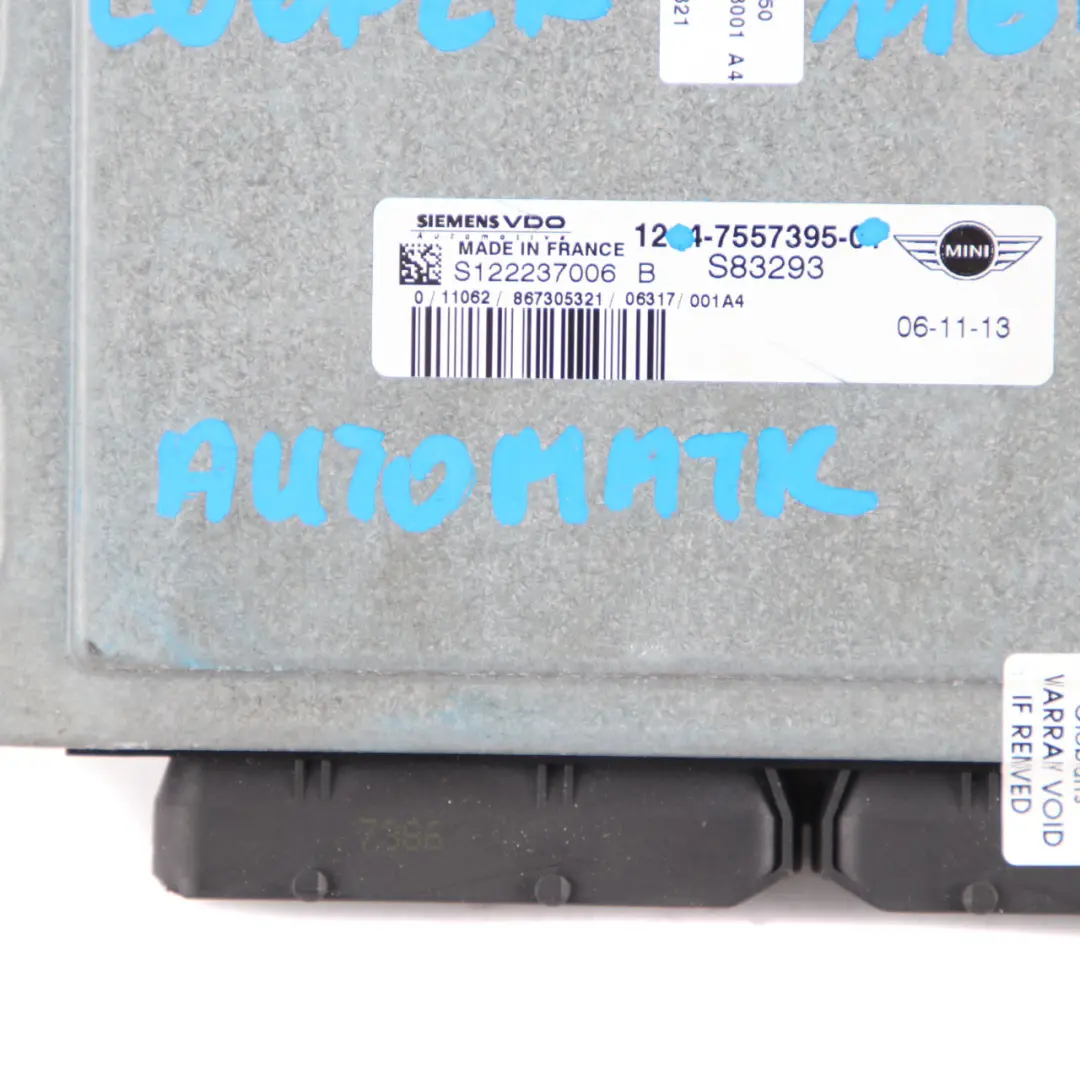 Gasolina Unidad De Control del Motor ECU DME Manual para Mini R50 R52 W10 1.6 con número de pieza 7557395 Mini R50 R52 W10 1.6 Gasolina Unidad De Control del Motor ECU DME Manual - SKU 7557395-16 - Número de pieza 7557395