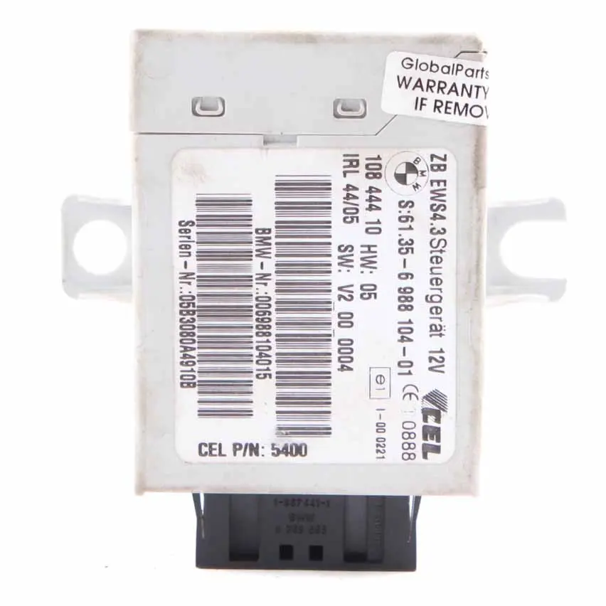 Mini One R50 1.6 W10 90HP Motorsteuergerät ECU Kit DME EWS Schlüssel - SKU 7557395-18 - Teilenummer 7557395