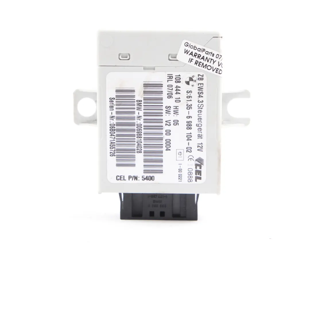 MINI Cooper S R52 R53 W11 170HP Engine ECU Kit DME EWS Keys Automatic - SKU 7557395-19 - Part number 7557395