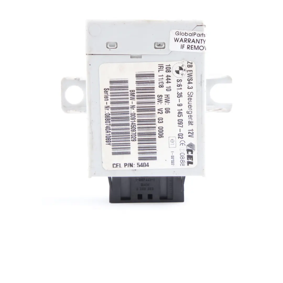 Mini Cooper S R52 R53 W11 170HP Motor Kit ECU DME EWS Llave Manual - SKU 7557395-1 - Número de pieza 7557395