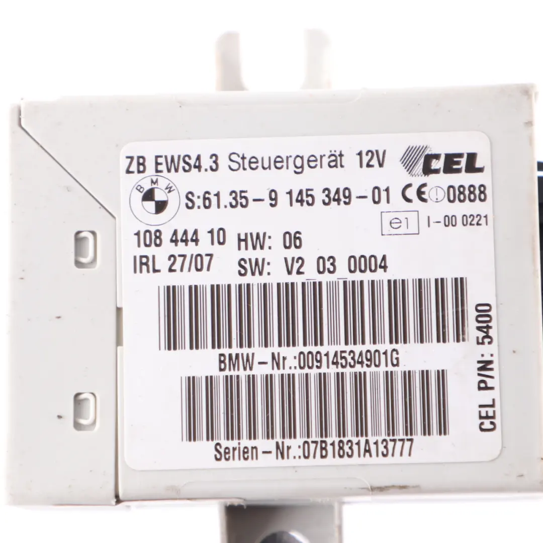 Mini Cooper R50 W10 116HP Engine Control Unit ECU Kit DME + EWS + Key - SKU 7557395-20 - Part number 7557395