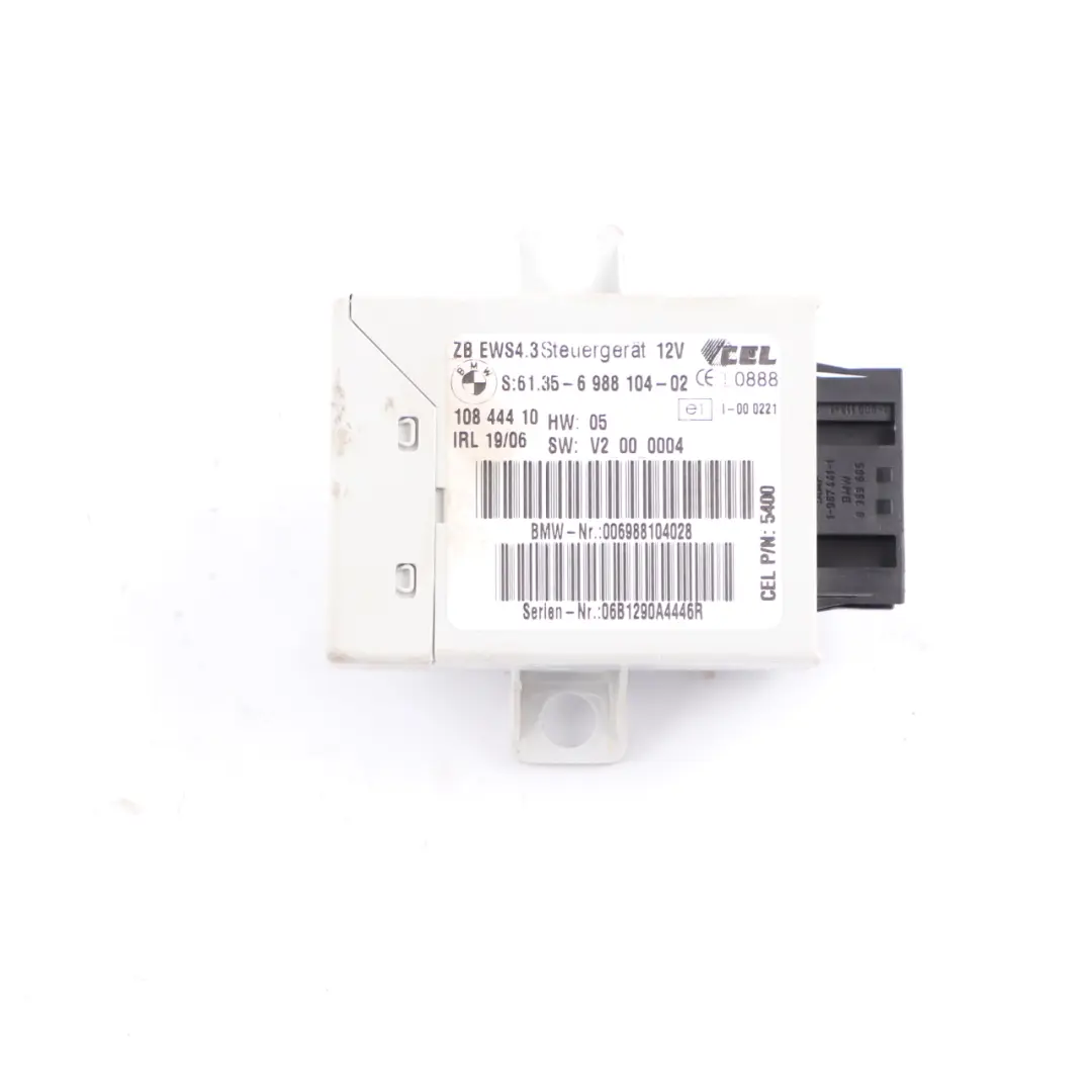 Mini Cooper R50 R52 W10 116HP Engine ECU Kit DME + EWS + Key Manual - SKU 7557395-5 - Part number 7557395