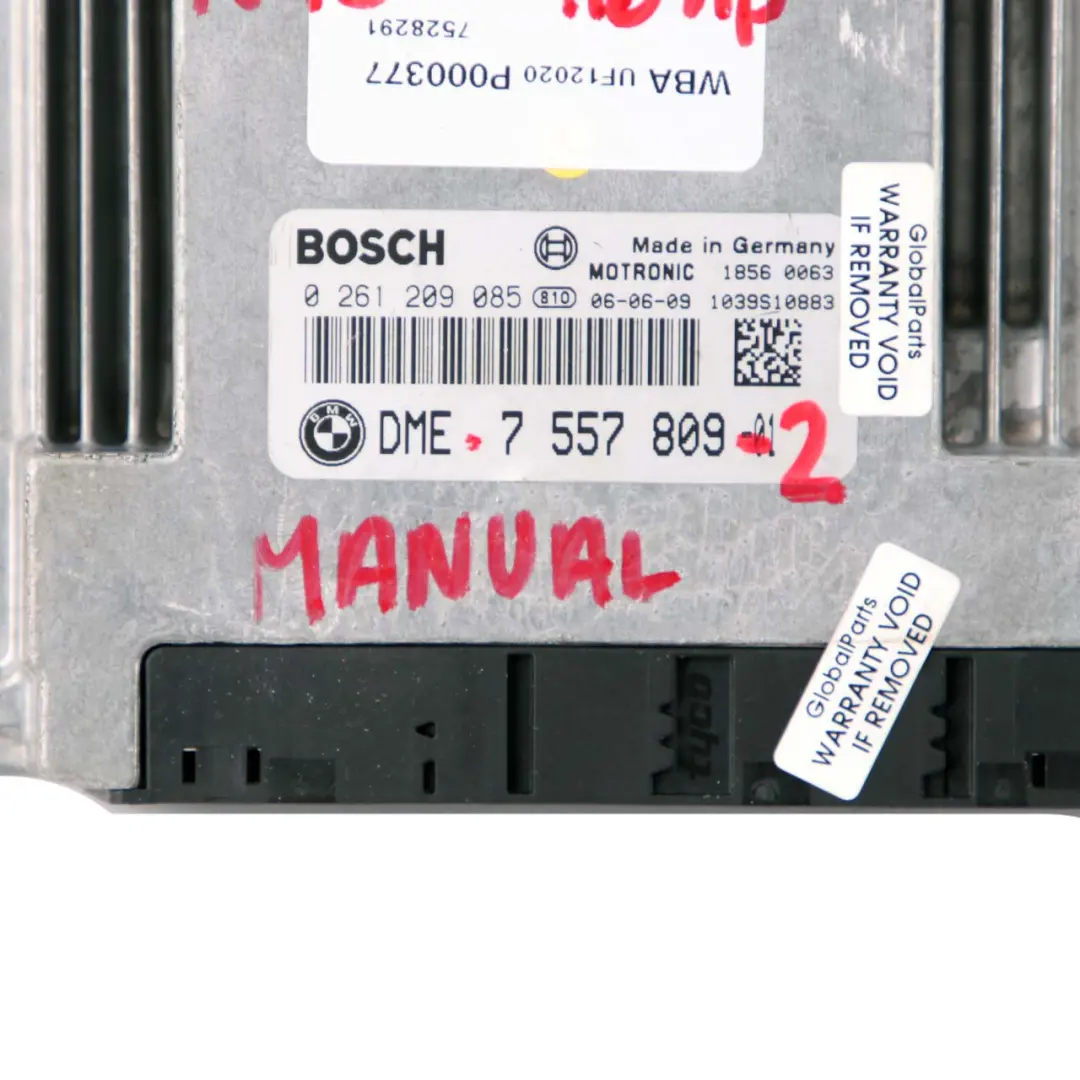 BMW E87 E90 116i 316i Petrol Engine N45 ECU Kit DME + CAS2 + Key Manual - SKU 7557809-2 - Part number 7557809