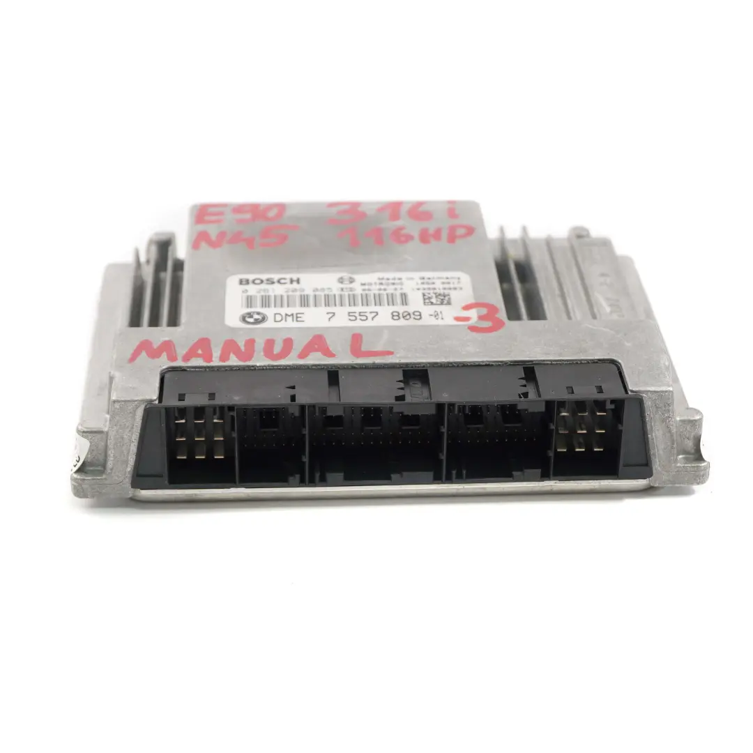BMW E87 E90 N45 116i 316i Komputer DME CAS - SKU 7557809-3 - Numer Części 7557809