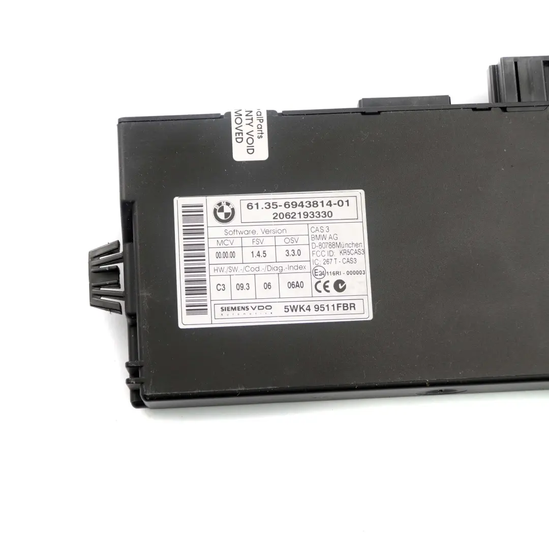 BMW E87 E90 N45 116i 316i Komputer DME CAS - SKU 7557809-4 - Numer Części 7557809