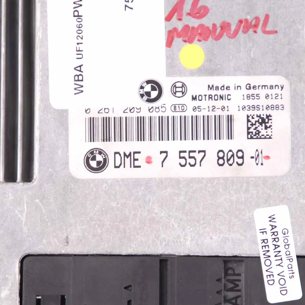 BMW E87 E90 N45 116i 316i 1.6 Komputer Sterownik Silnika ECU DME - SKU 7557809 - Numer Części 7557809