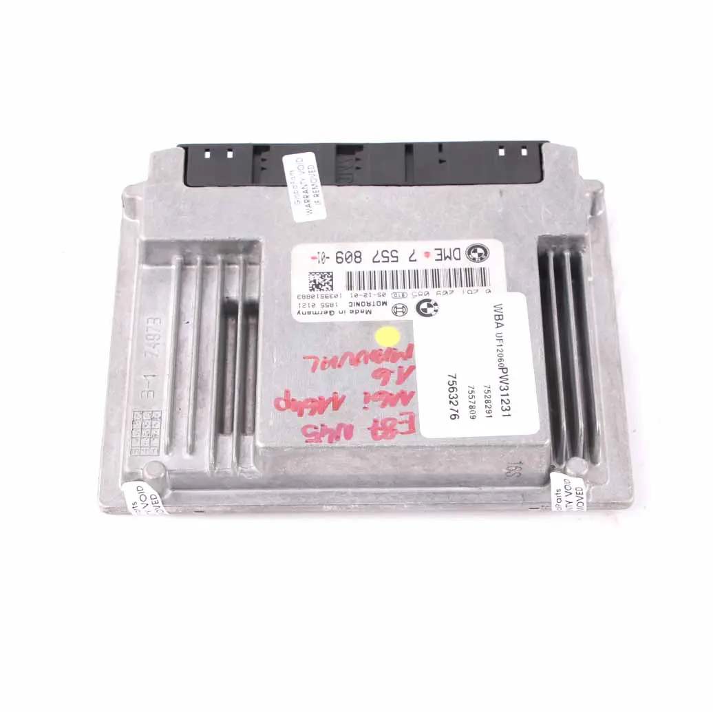 N45 116i 316i 1.6 Benzin Motor ECU DME Schaltgetriebe BMW E87 E90 - SKU 7557809 - Teilenummer 7557809