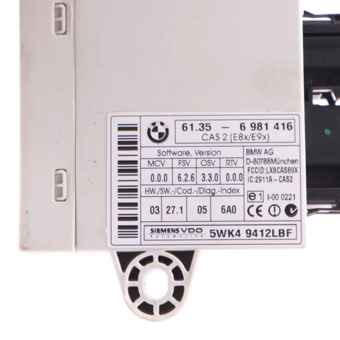 BMW E60 E61 530i E90 E91 330i N52 258HP Engine ECU Kit DME CAS2 2 Keys - SKU 7559178-3 - Part number 7559178