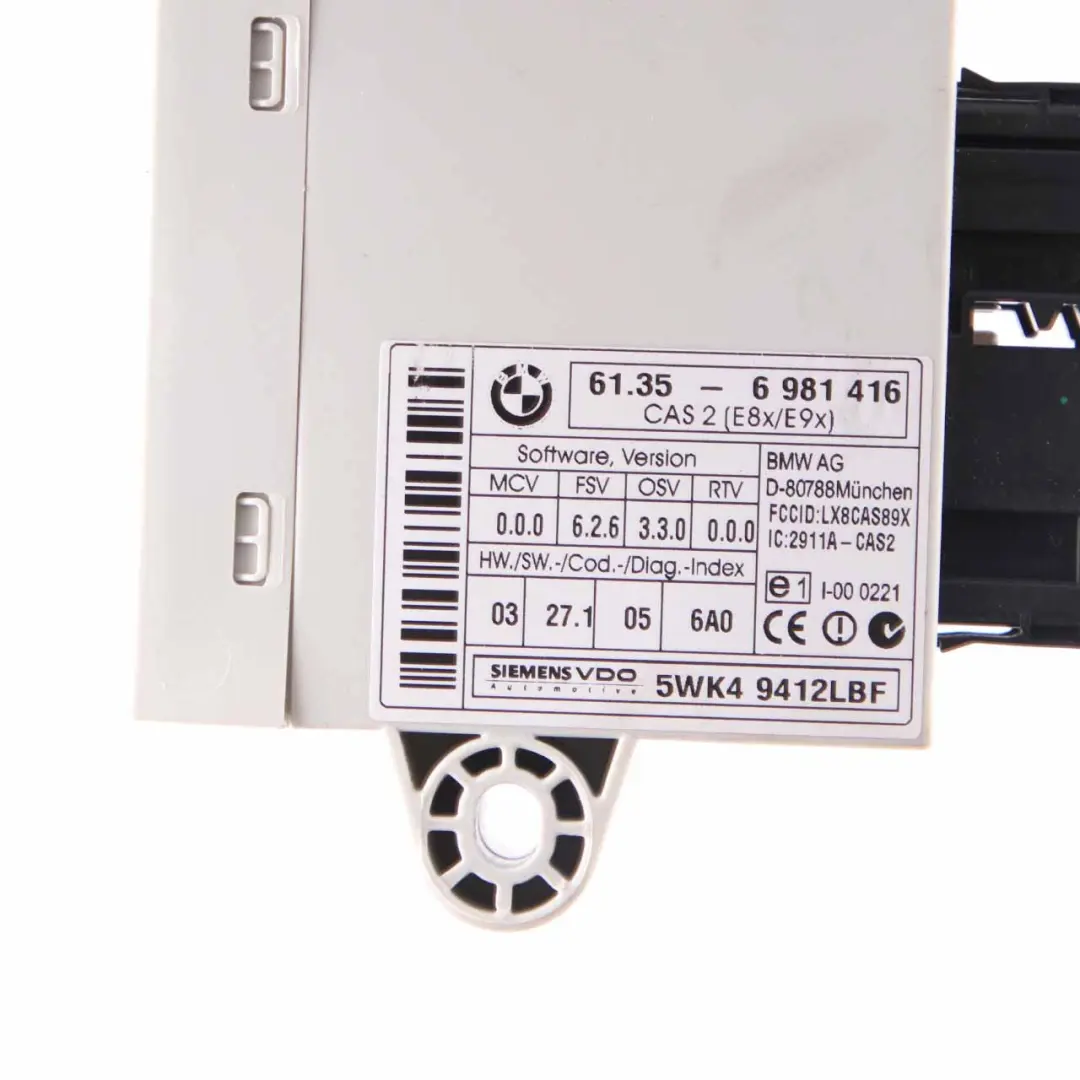 BMW E60 525i E90 E91 325i N52 Engine ECU Kit DME CAS2 + Key Automatic - SKU 7559178-5 - Part number 7559178