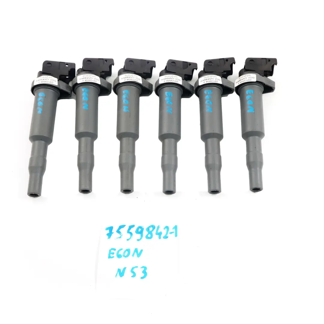 Benzin 6x Zündspule Zündspulenpak für BMW E60 E63 E81 E82 E87 LCI E90 E91 F10 F11 mit Teilenummer 7559842 BMW E60 E63 E81 E82 E87 LCI E90 E91 F10 F11 Benzin 6x Zündspule Zündspulenpak - SKU 7559842-1 - Teilenummer 7559842
