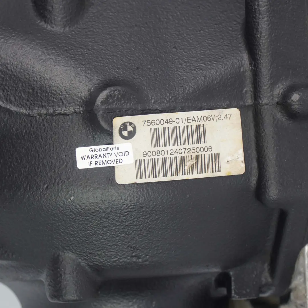 M57N2 Rear Differential Diff 2,47 Ratio Manual WARRANTY BMW E60 LCI 530d - SKU 7560049 - Part number 7560049
