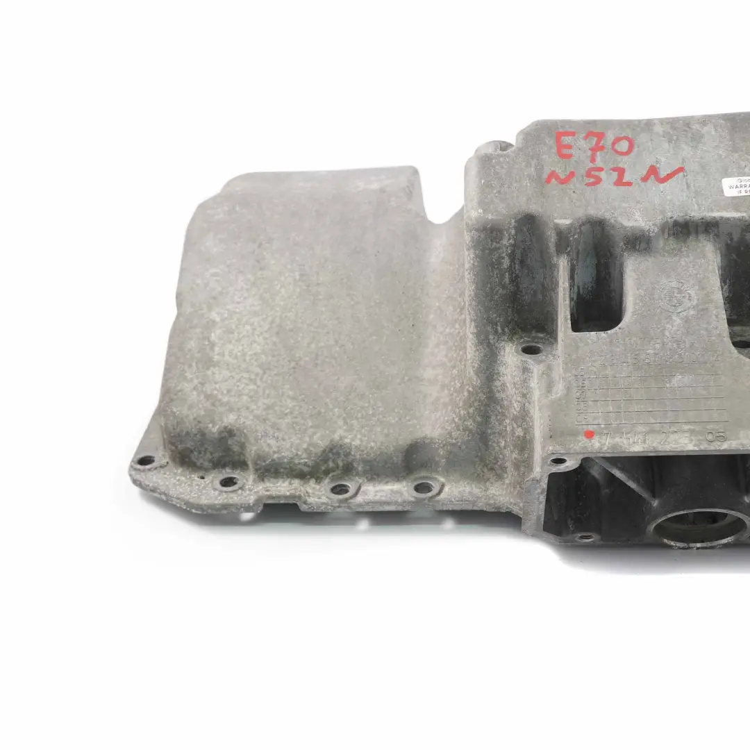 BMW X5 E70 X6 E71 3.0si 35iX Essence N52N N54 Moteur Carter D'Moteur Plateau - SKU 7560308 - Numéro de pièce 7560308